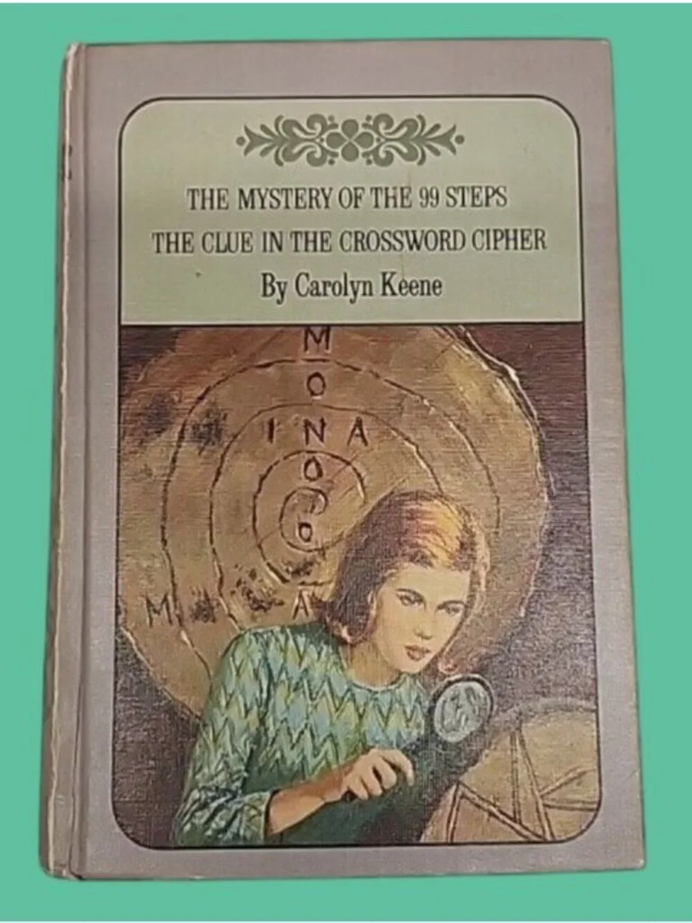 SALE 2/$10 1966 Nancy Drew Double 99 Steps, Clue in the Crossword Cipher